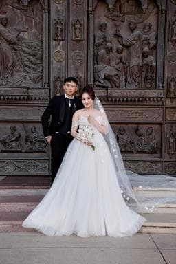 Online wedding card SAVE THE DATE Thieu Hang from VowForever