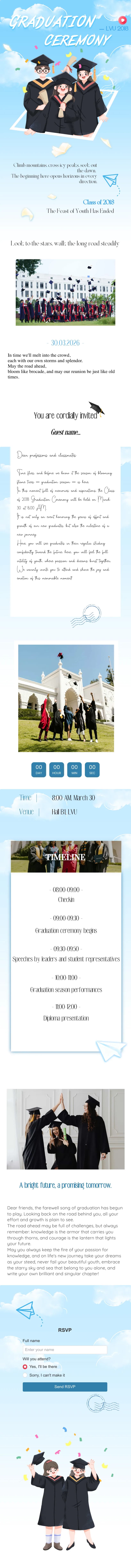 Graduation Invitation 04 Pre graduation invitations template preview