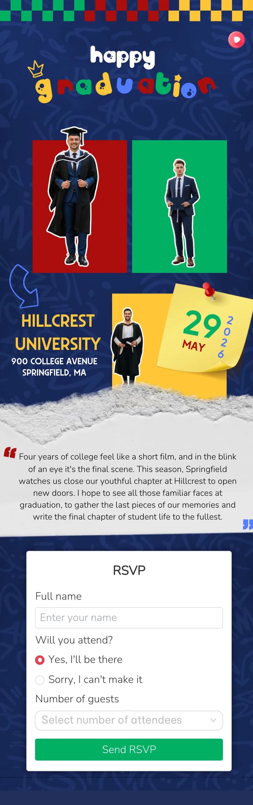 Graduation Invitation 05 Pre graduation invitations template preview