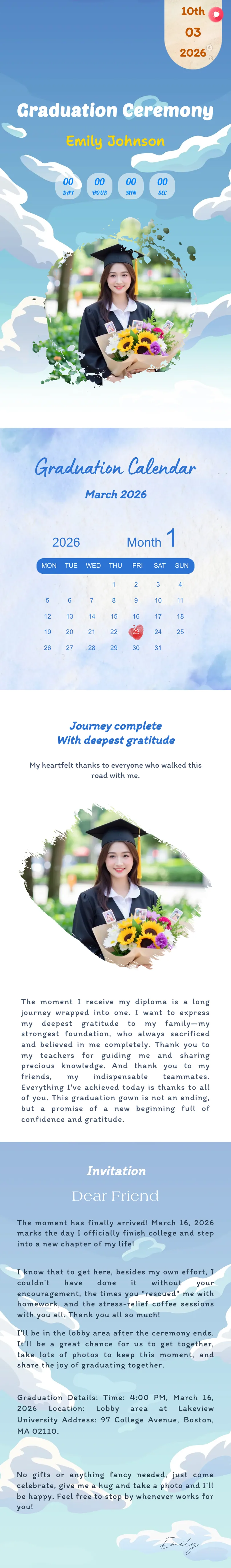Full Graduation Invitation 01 Pre template