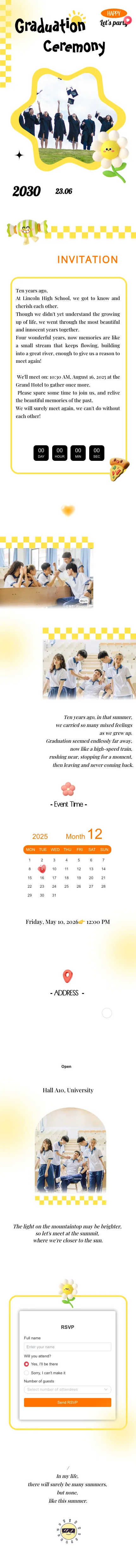 Full Graduation Invitation 02 Pre template