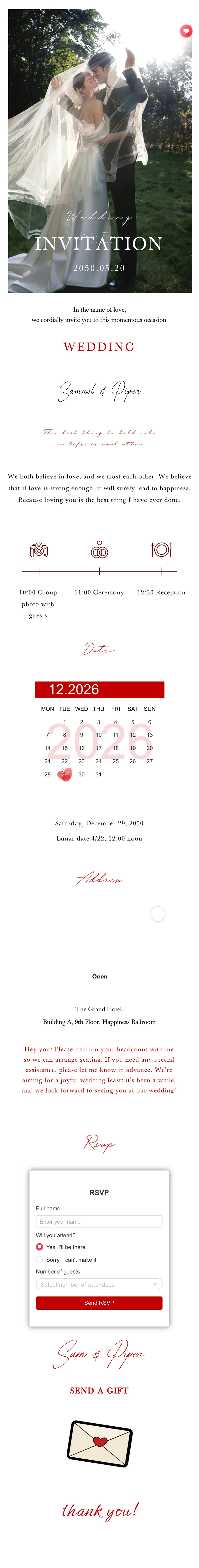 Full Wedding Invitation 86 Pre template